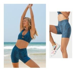 L*Space  | Carter Bike Short In Let’s Croc About It Print |  XS